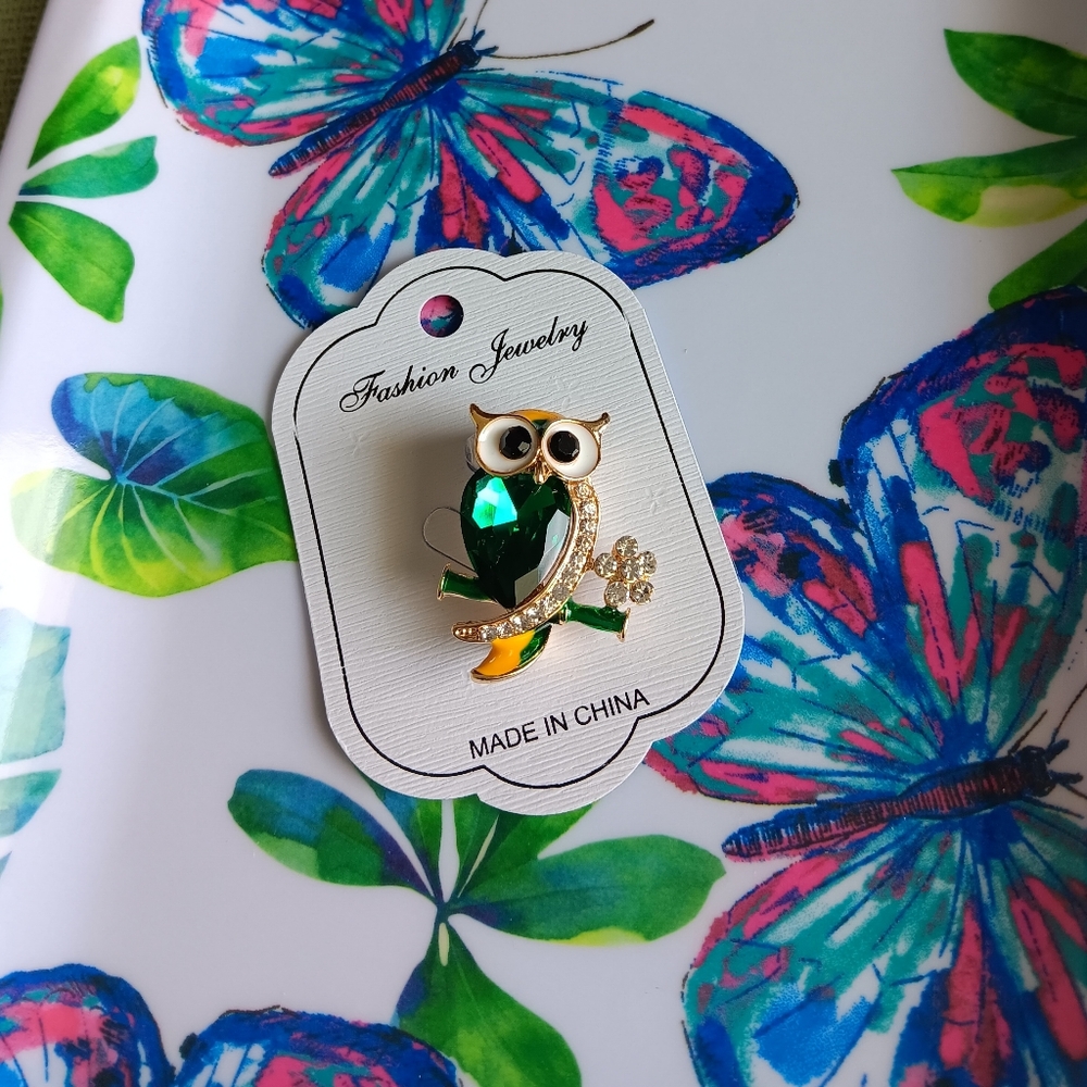 Owl Brooch - Picture 4 of 7